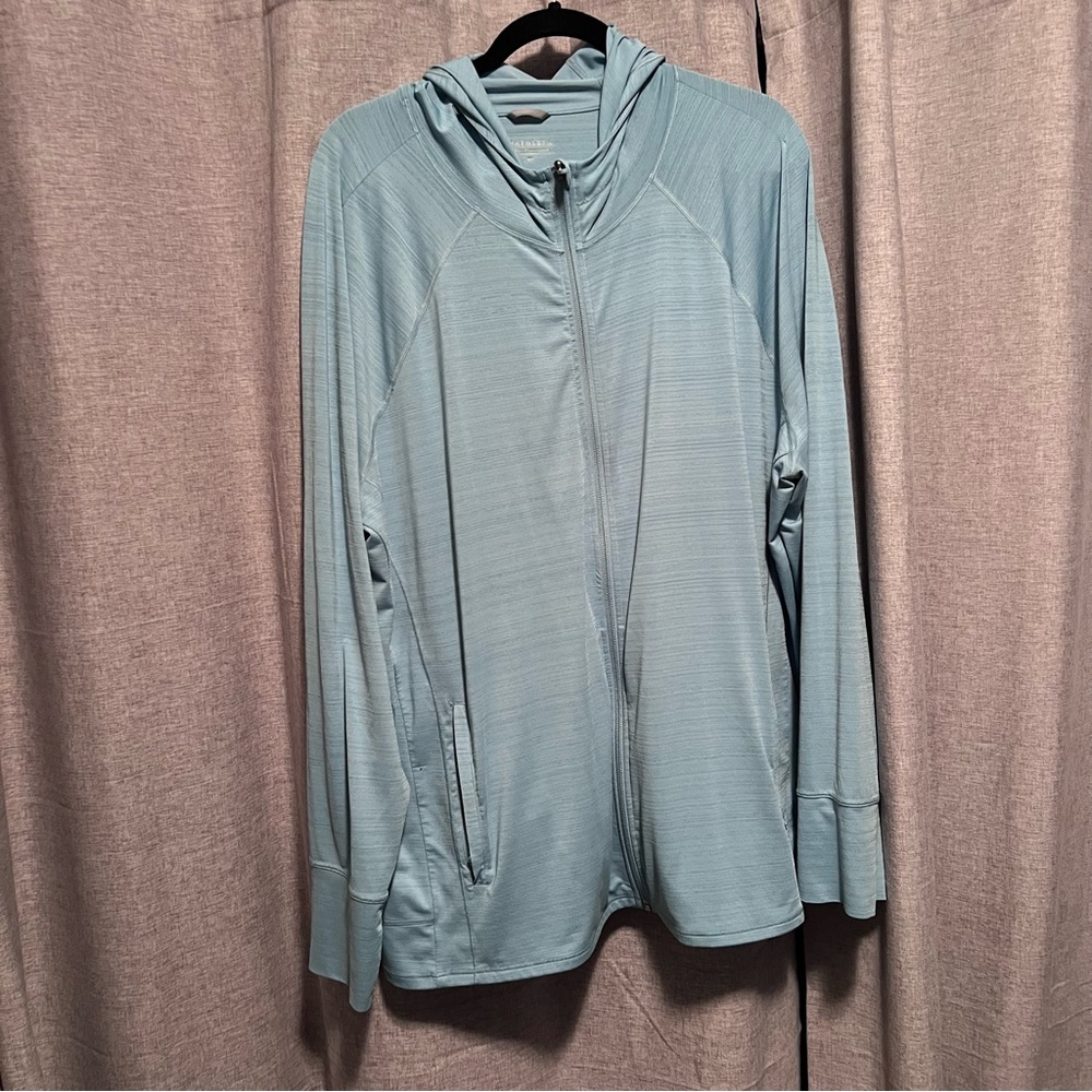Athleta Pacifica Illume UPF relaxed jacket - blue - 3x
